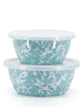 Golden Rabbit Nesting Bowls with Lids